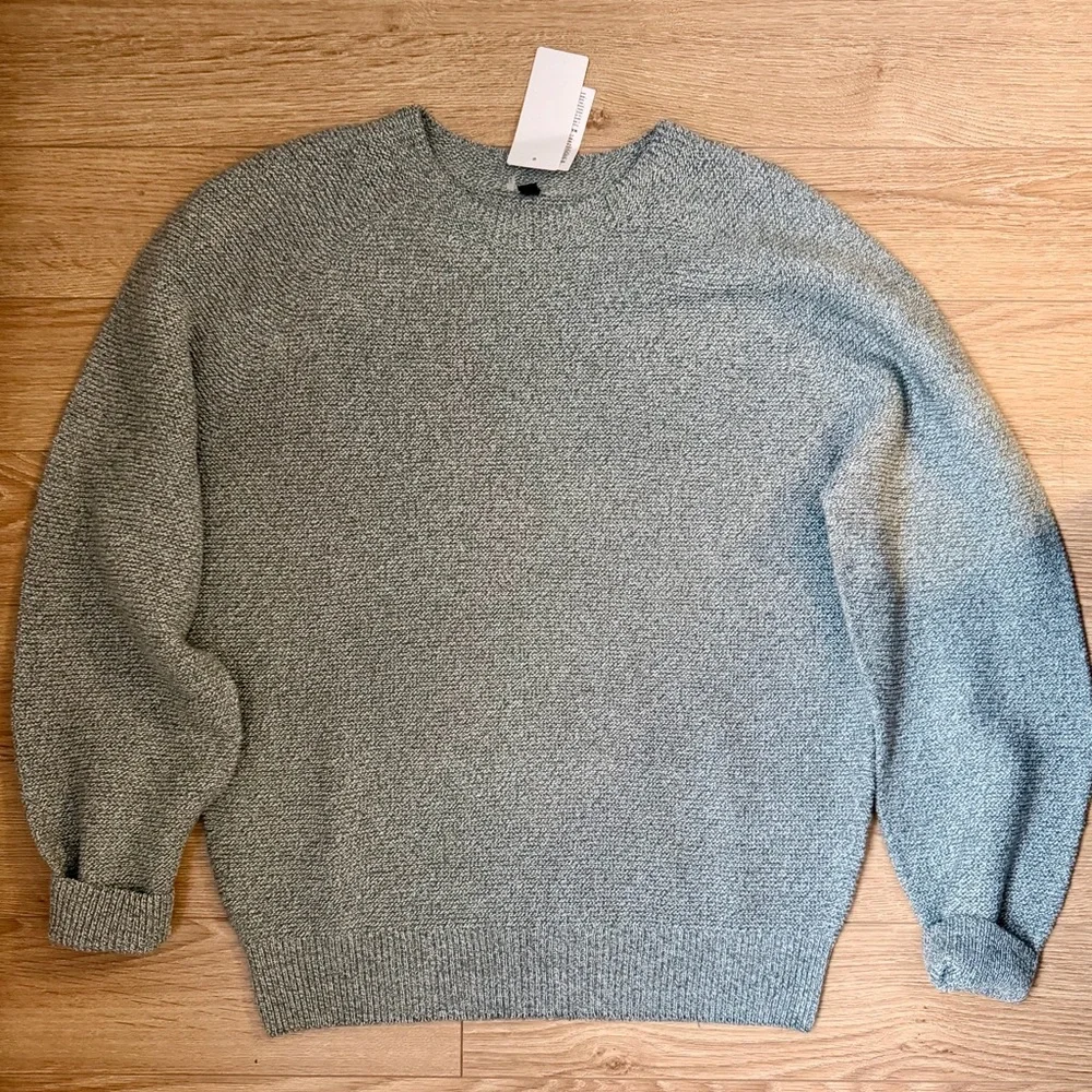 UNIQLO - NWT - Mint Green Gray Sweater (Unisex) - Picture 2 of 6